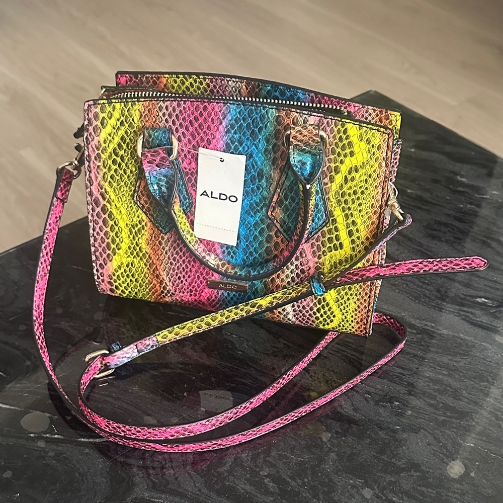 Aldo Vibrant Multicolor Crossbody Bag